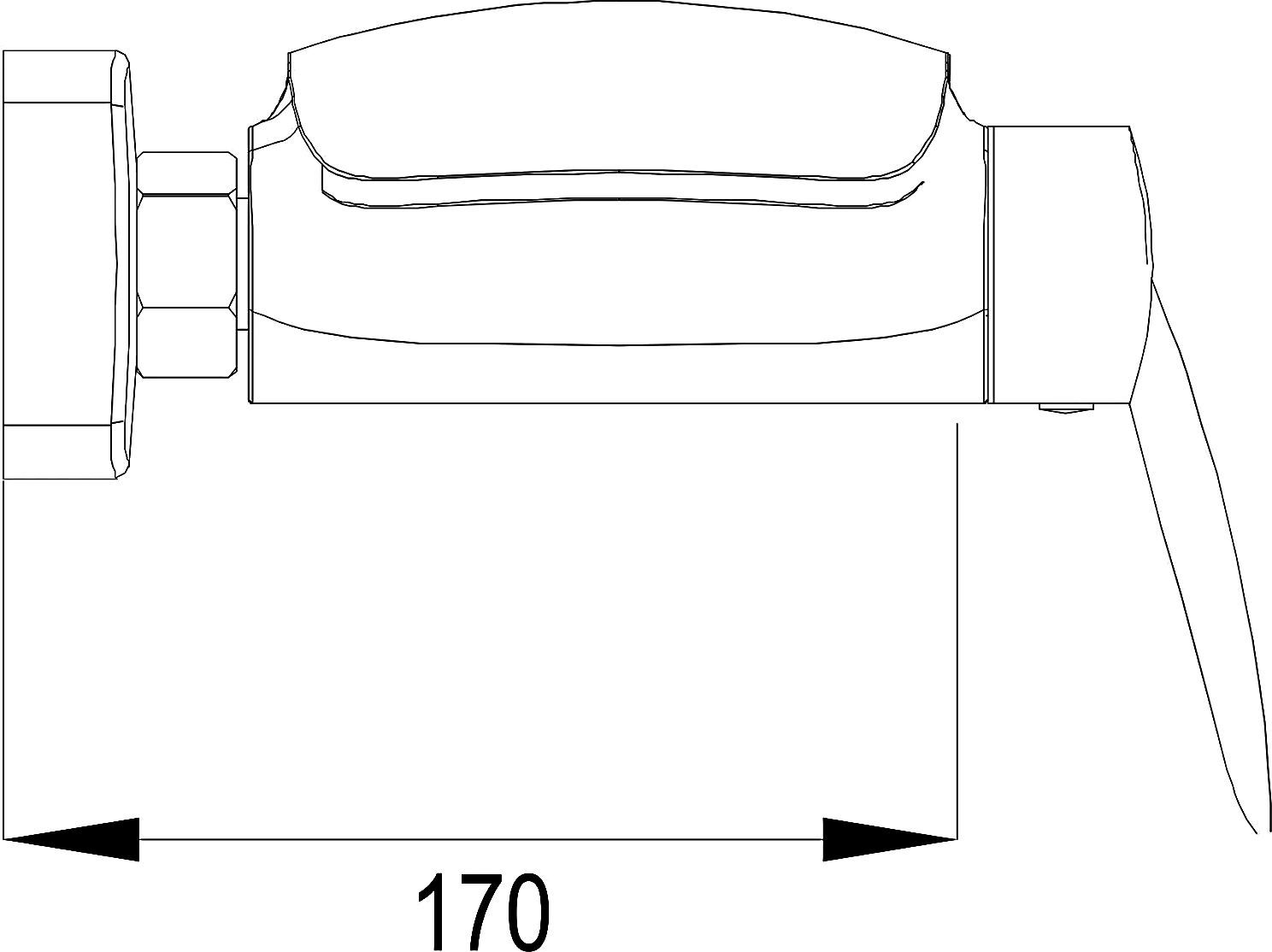 Смеситель для ванны Rose, R1102H