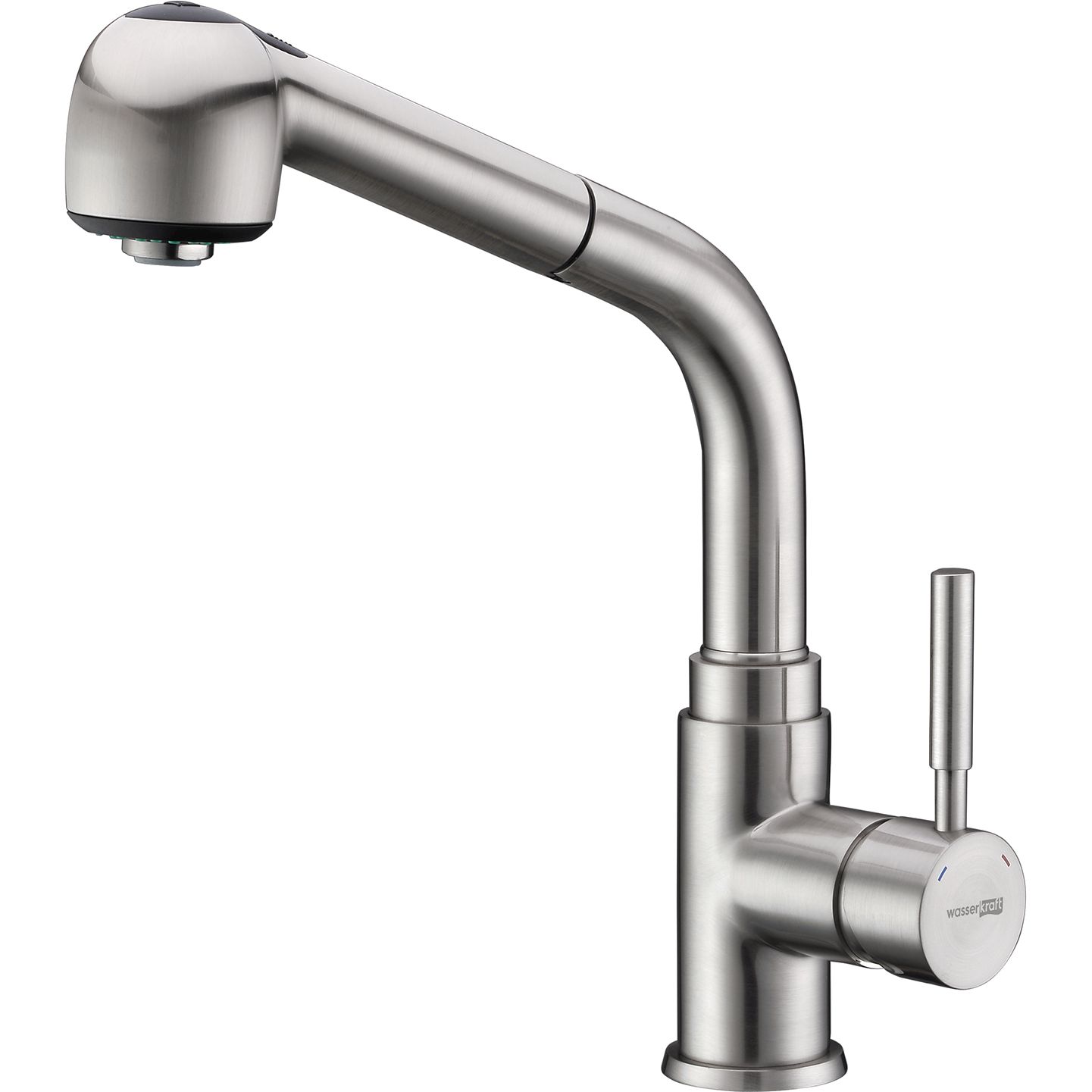 Смеситель для кухни с выдвижной лейкой WasserKRAFT Wern, 4266