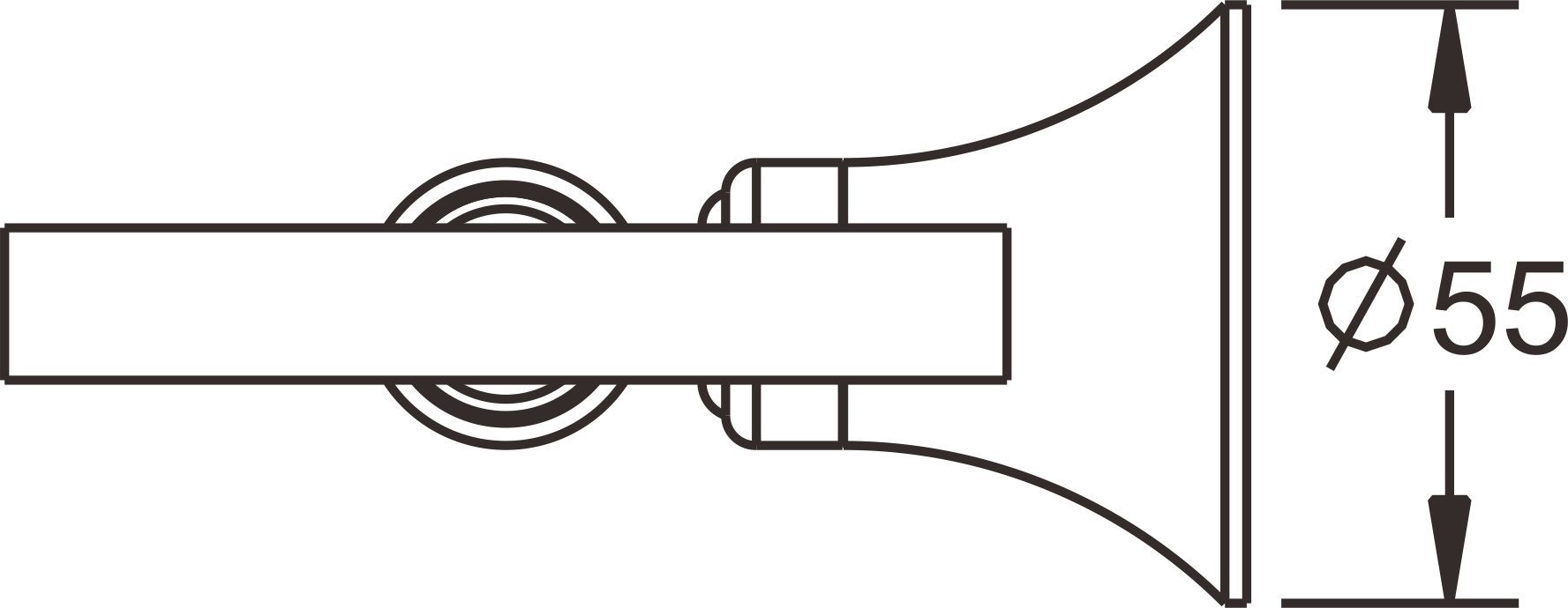 Ерш для унитаза Rose, RG1200