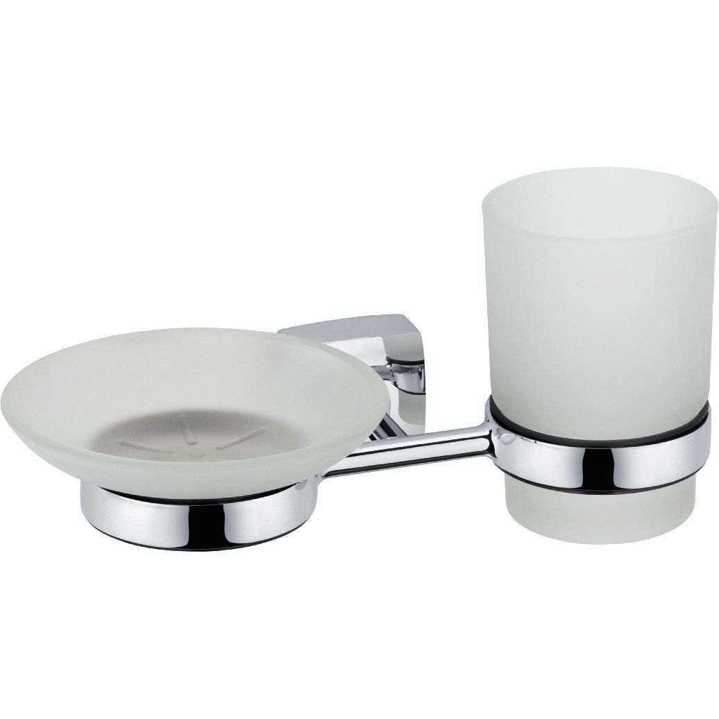 Мыльница+подстаканник Fixsen Kvadro, FX-61306+08