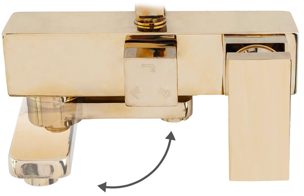 Душевая система Rea Jack Gold, REA-P7008