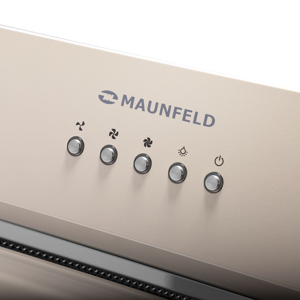 Кухонная вытяжка Maunfeld TRAPEZE 602IG бежевый