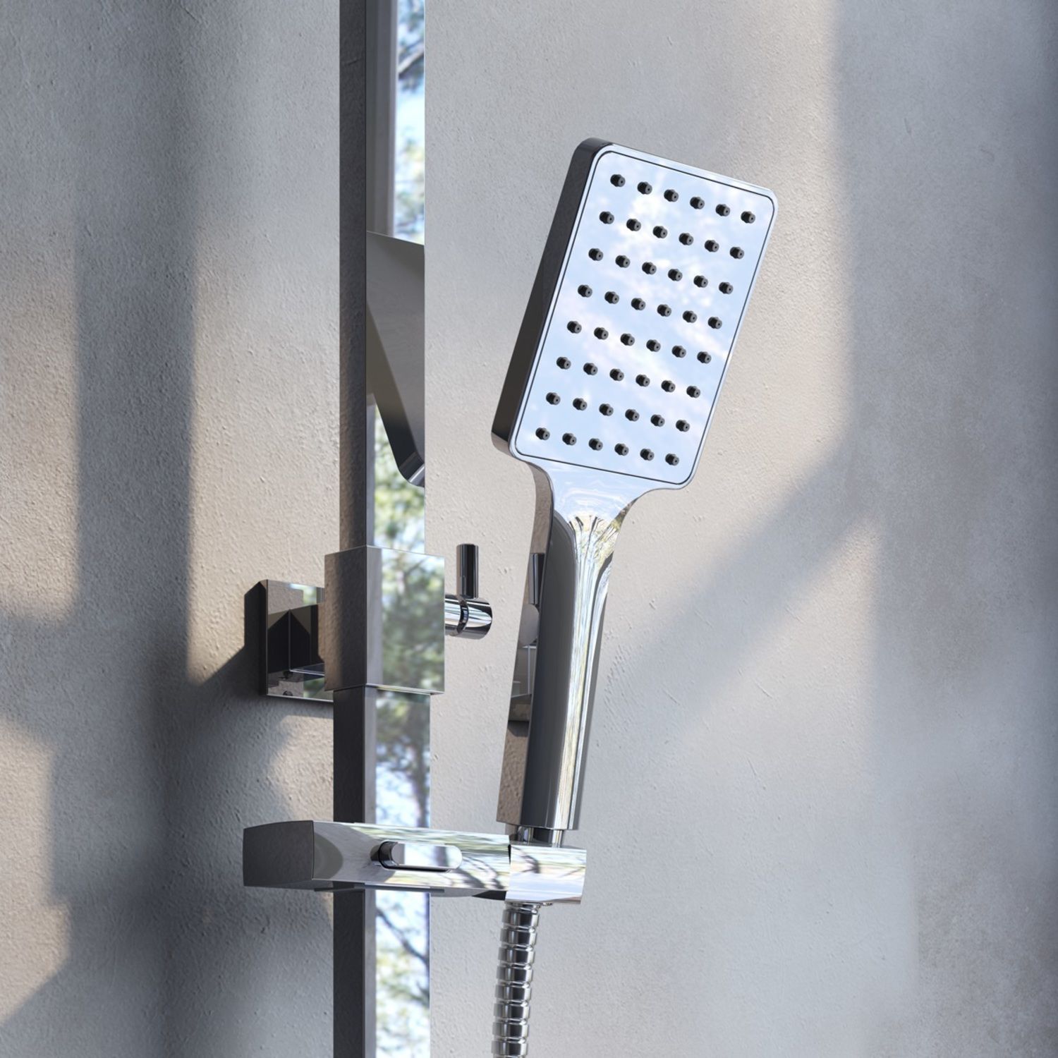 Смеситель с верхним душем, Iddis Bild, BILSB1Fi06