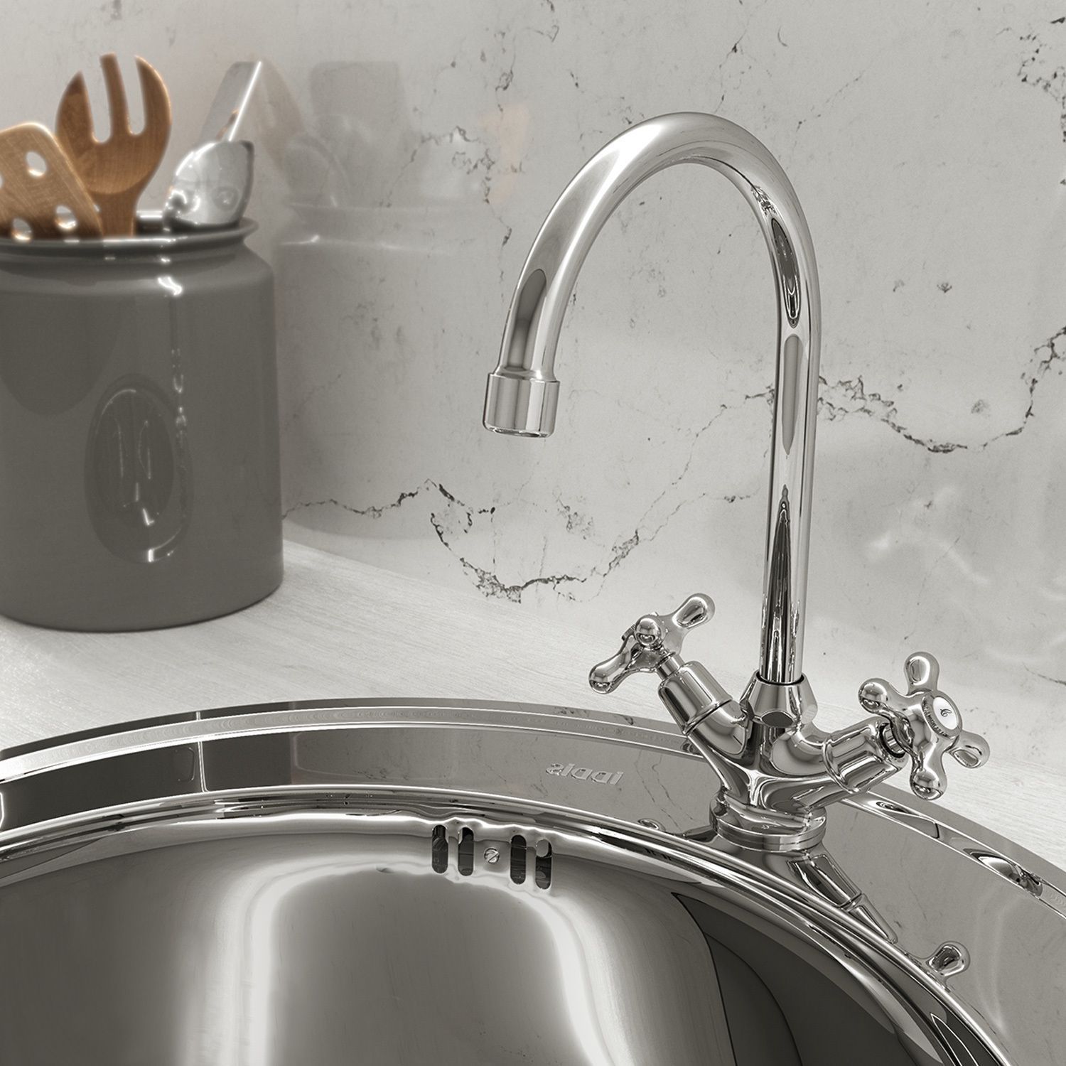 Смеситель для кухни, Iddis Jeals, 59000T4C+W04