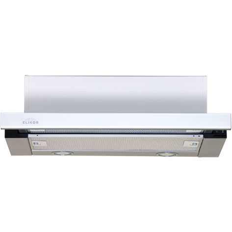 Кухонная вытяжка Elikor ИНТЕГРА GLASS 50Н-400-В2Д (нержавеющая сталь/стекло белое), 940978