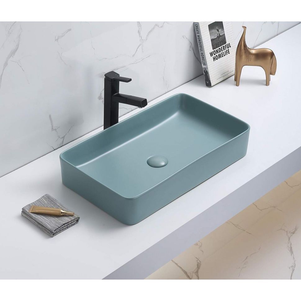 Раковина для ванной Ceramalux 60.5x35.5, 78189MLG-6