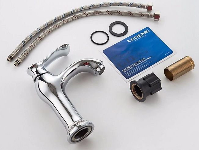 Смеситель для умывальника Ledeme L1041-2