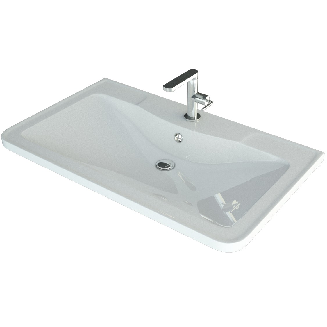 Раковина Andrea Atlantika 800, 80x45.5