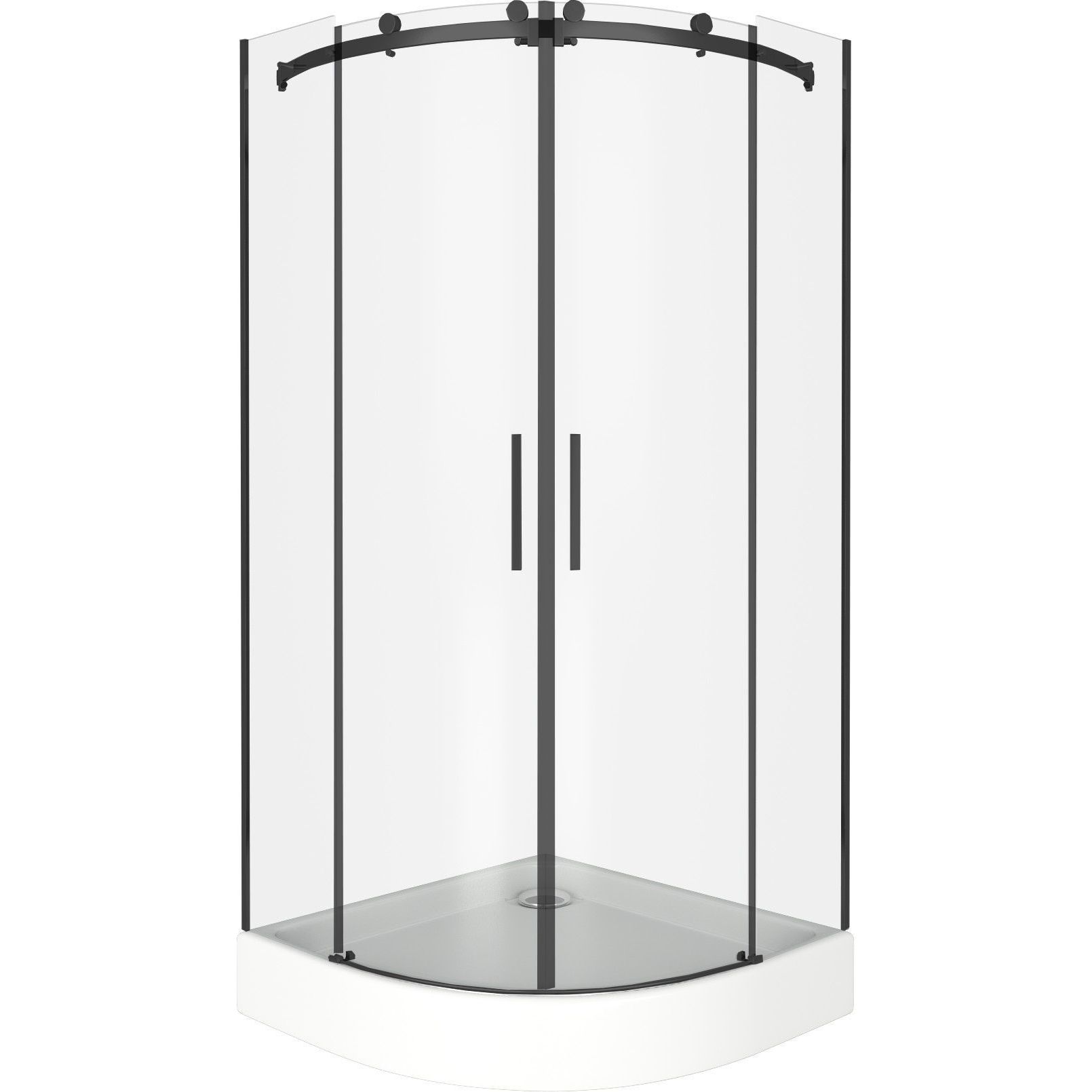 Душевой уголок Good Door Galaxy Black R-TD