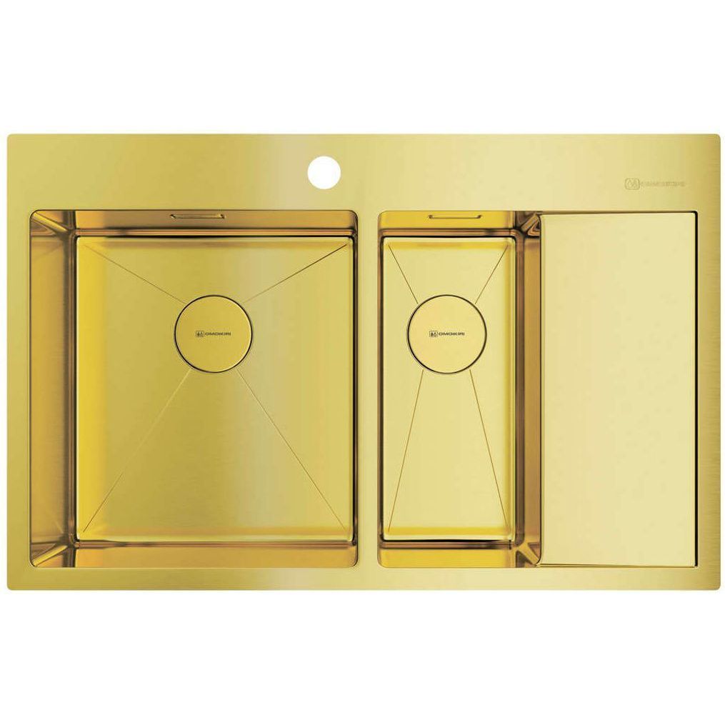 Мойка Omoikiri Akisame 78-2-LG-L, 4973087