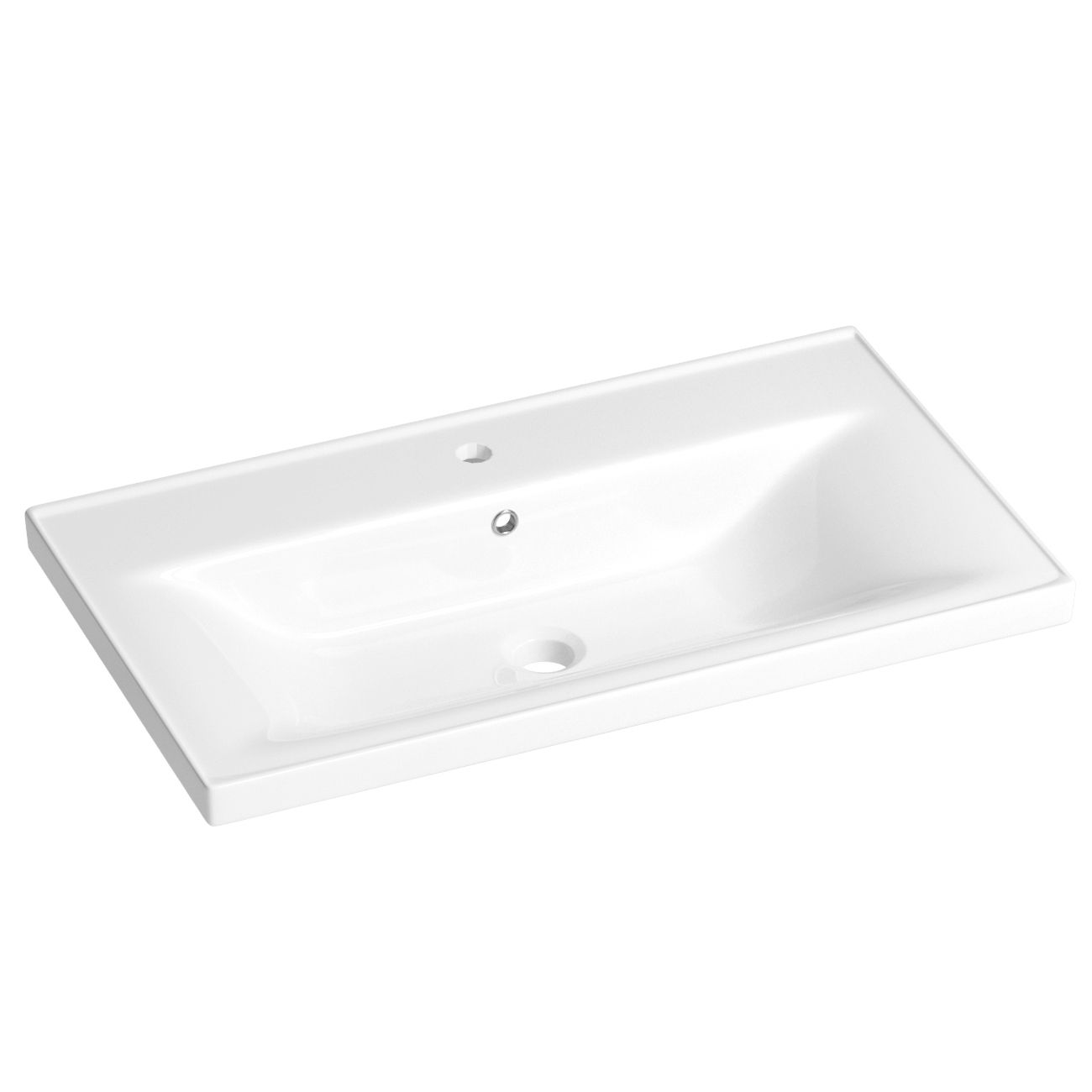 Настенная или мебельная раковина Wellsee FreeDom 80x46, 151106000