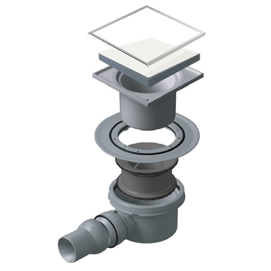 Душевой трап Pestan Confluo Standard White Glass 1