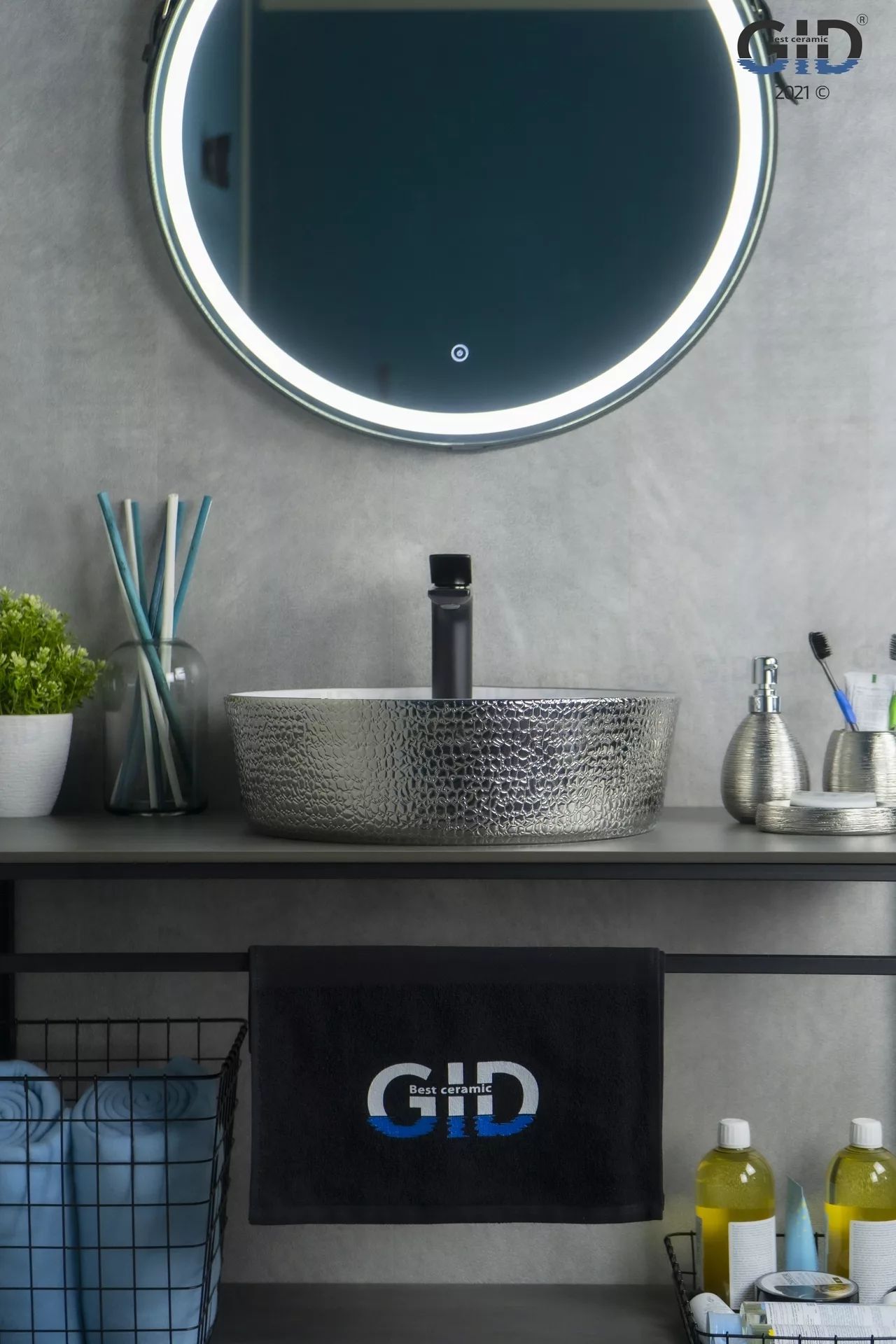 Умывальник Gid D1306H021 44x44, 53316