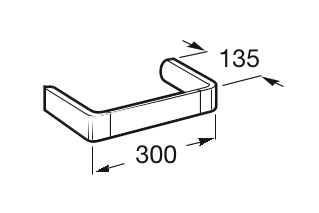 Полотенцедержатель 300 мм Roca Select, A816314001
