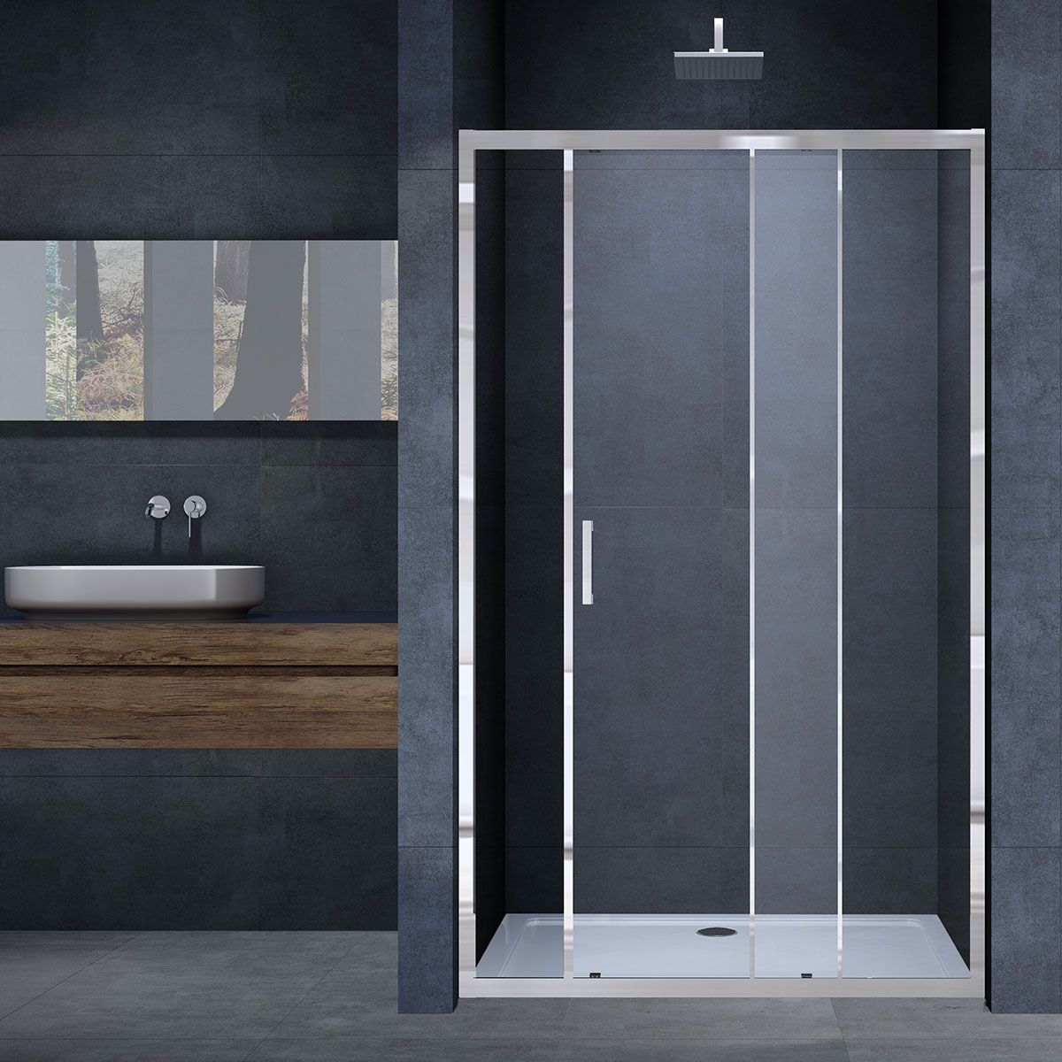 Душевая дверь Vincea Alpha 150, VDS-3AL150CL