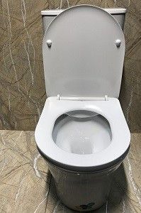 Унитаз напольный безободковый Ceramalux, 1219A