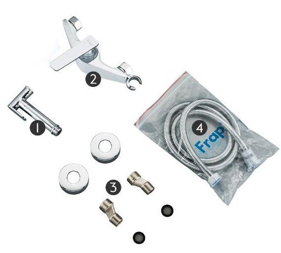 Смеситель для гигиенического душа Frap F2058