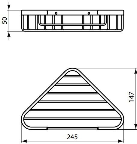 Полка угловая Ideal Standard IOM, A9105AA