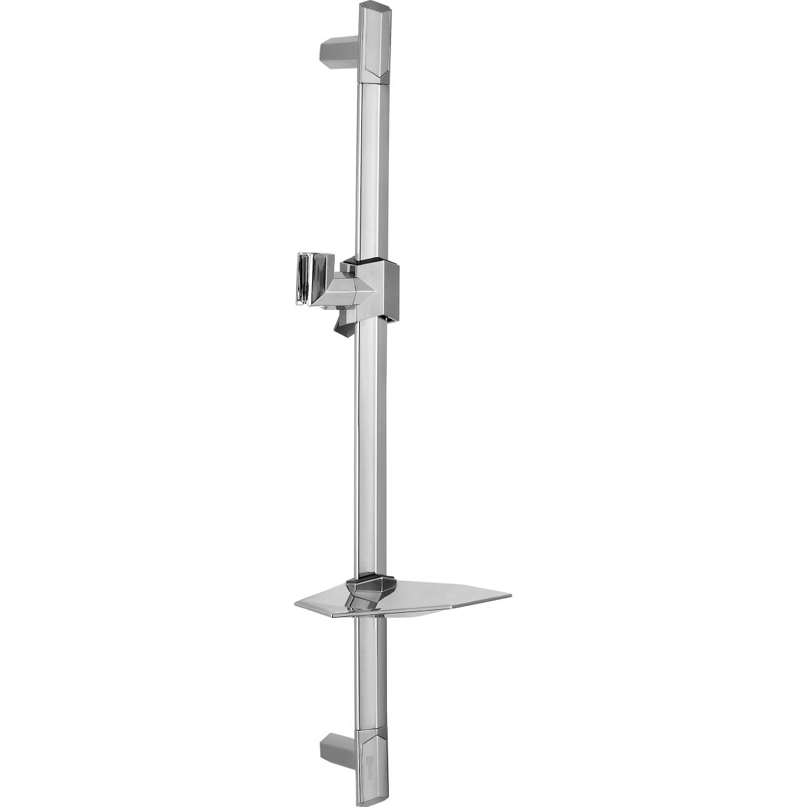 Стойка душевая 685 мм с шестиугольной мыльницей Lemark, LM8066C