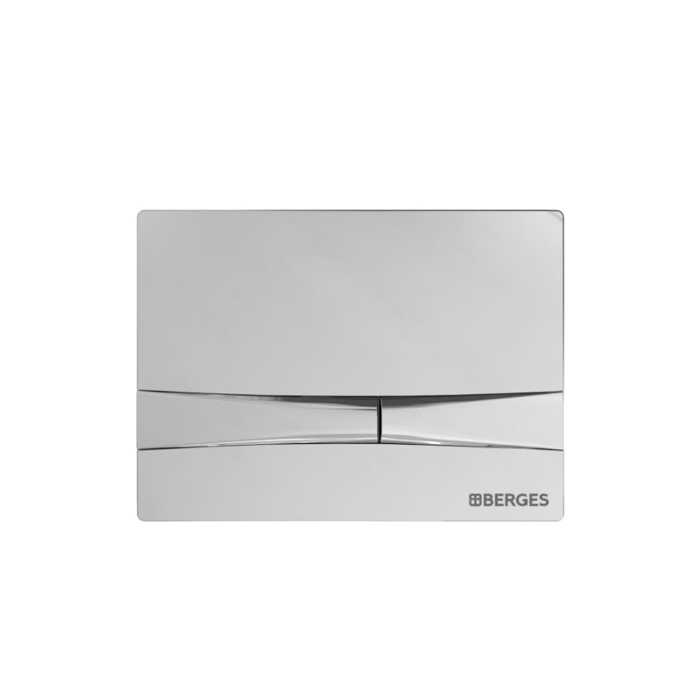 Инсталляция для скрытого монтажа унитаза Berges Novum кнопка F3 хром глянец, 040253