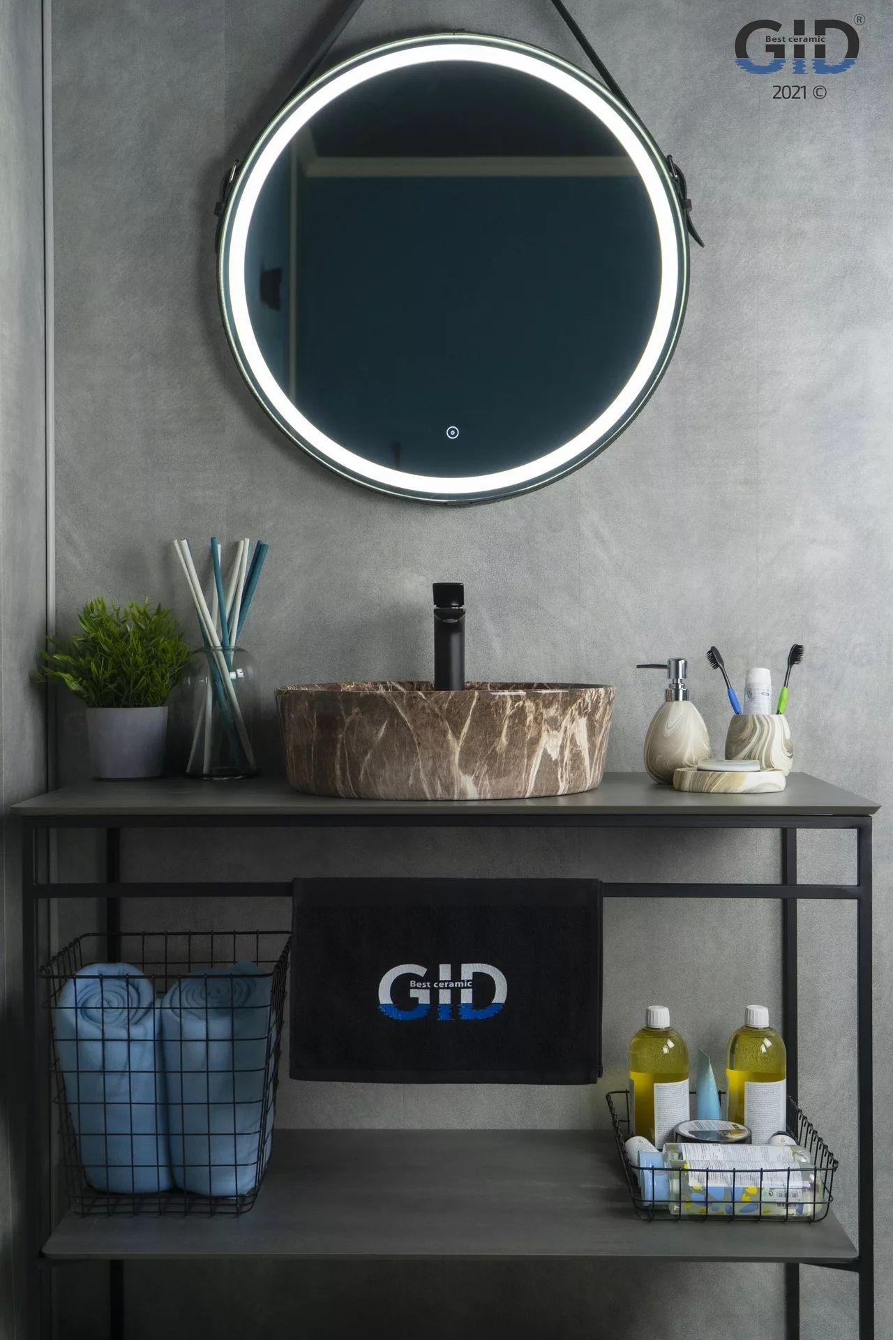 Умывальник Gid MNC536 44x44, 54445