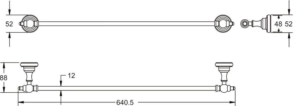 Полотенцедержатель Rose, RG1117
