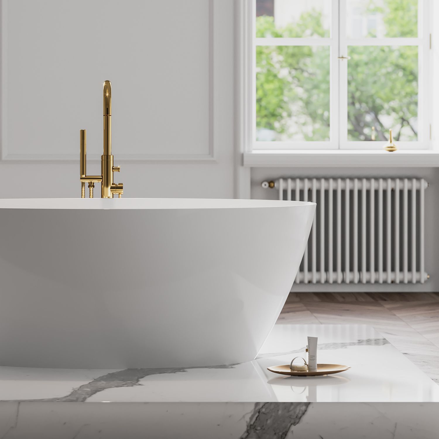 Смеситель для ванны отдельностоящий Omnires Y, Y1233GL