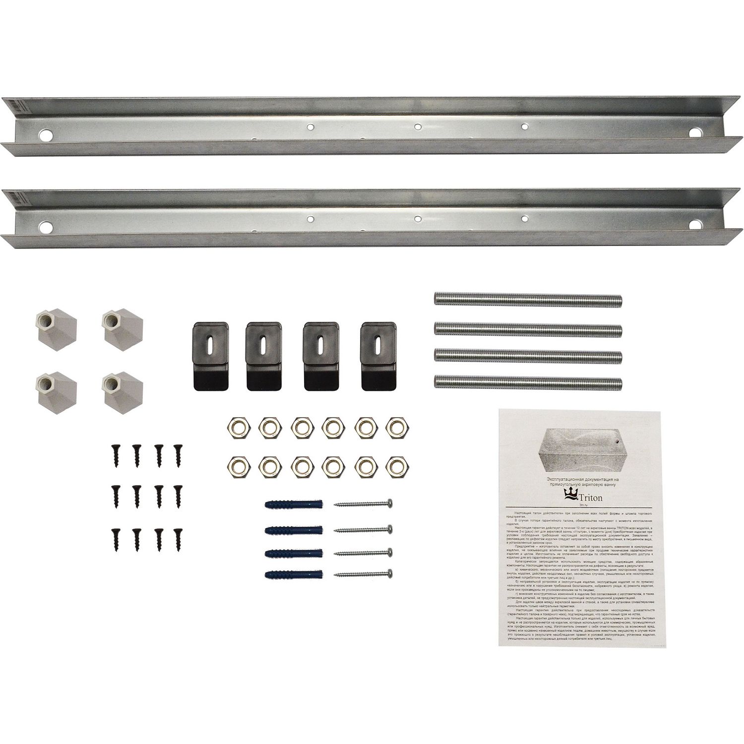 Комплект для установки прямоугольных ванн Triton, 000000025