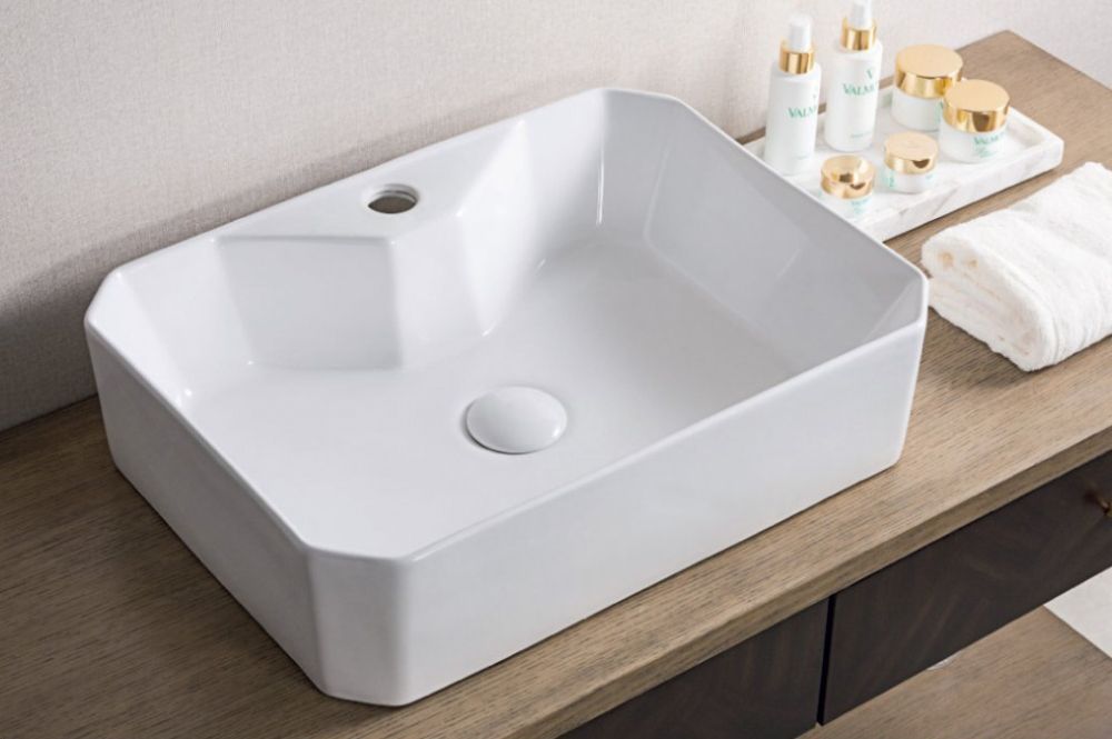 Раковина керамическая накладная Belbagno 49x38, BB1387