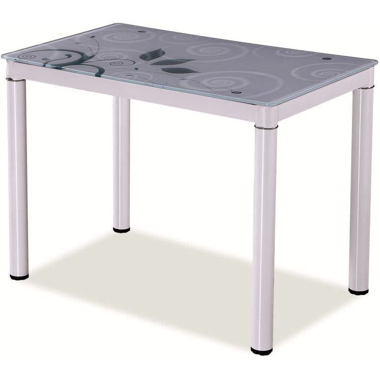 Стол обеденный Signal Damar белый 80, DAMARB80