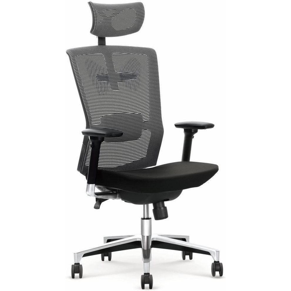 Кресло компьютерное Halmar Ambasador черный/серый, V-CH-AMBASADOR-FOT