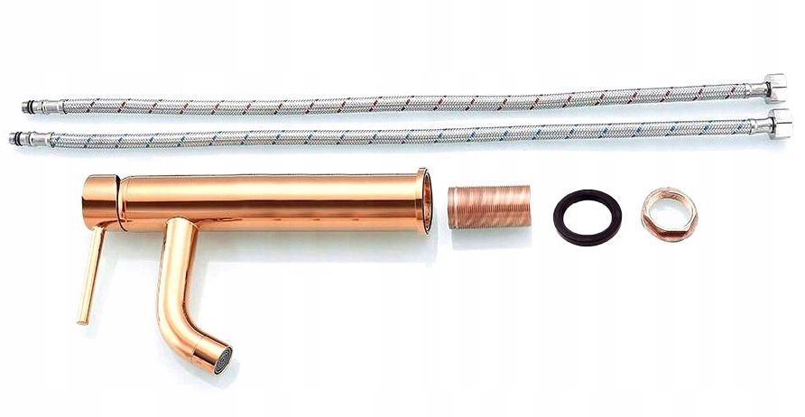 Смеситель для умывальника Rea Lungo Rose Gold, REA-B6321