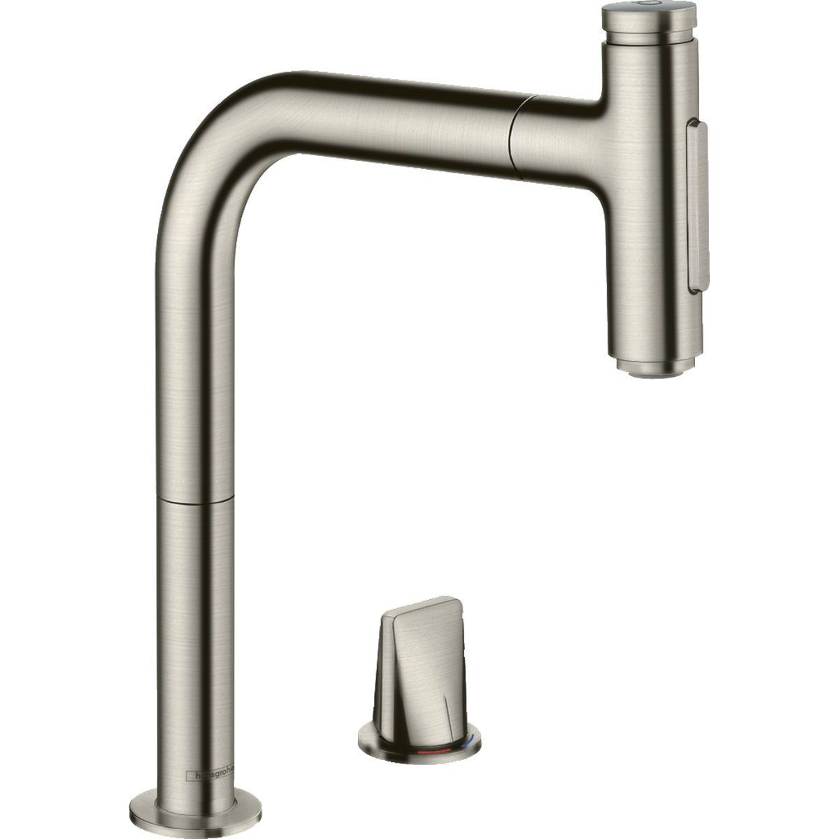Кухонный смеситель Hansgrohe Metris Select M71-200 с душем sBox, 73818800