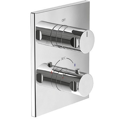 Термостат скрытого монтажа для душа Villeroy & Boch, 3 потребителя, TVD00000100061