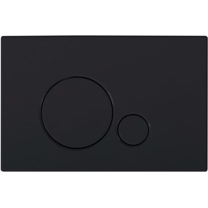 Кнопка смыва BelBagno Sfera, цвет черный матовый Tocco Morbido, BB017-SR-NERO.M