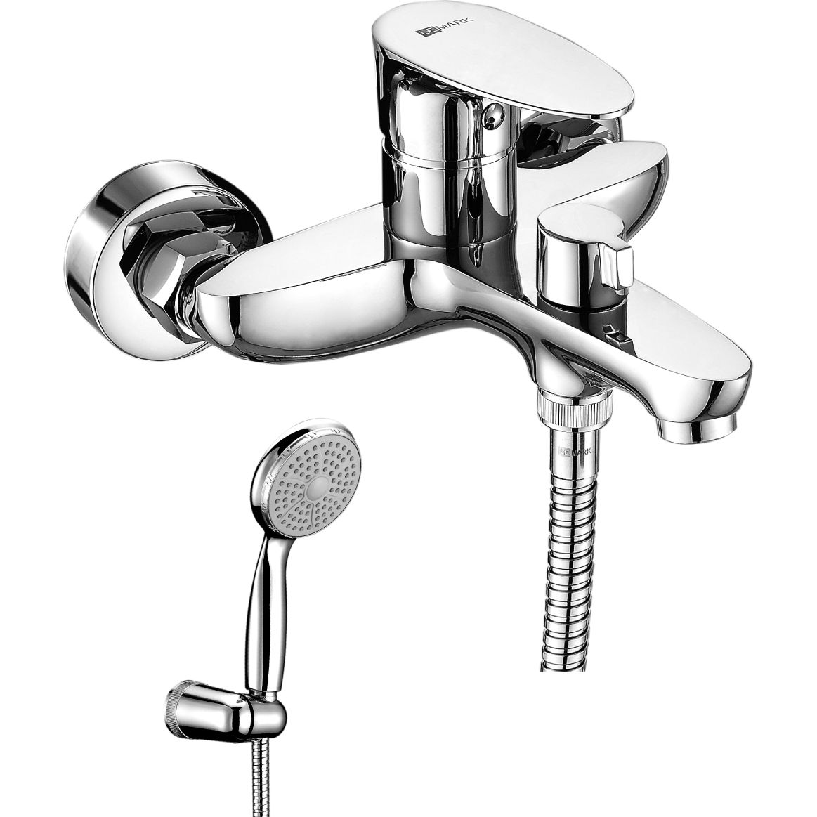 Смеситель для ванны с коротким изливом Lemark Nero, LM0214C