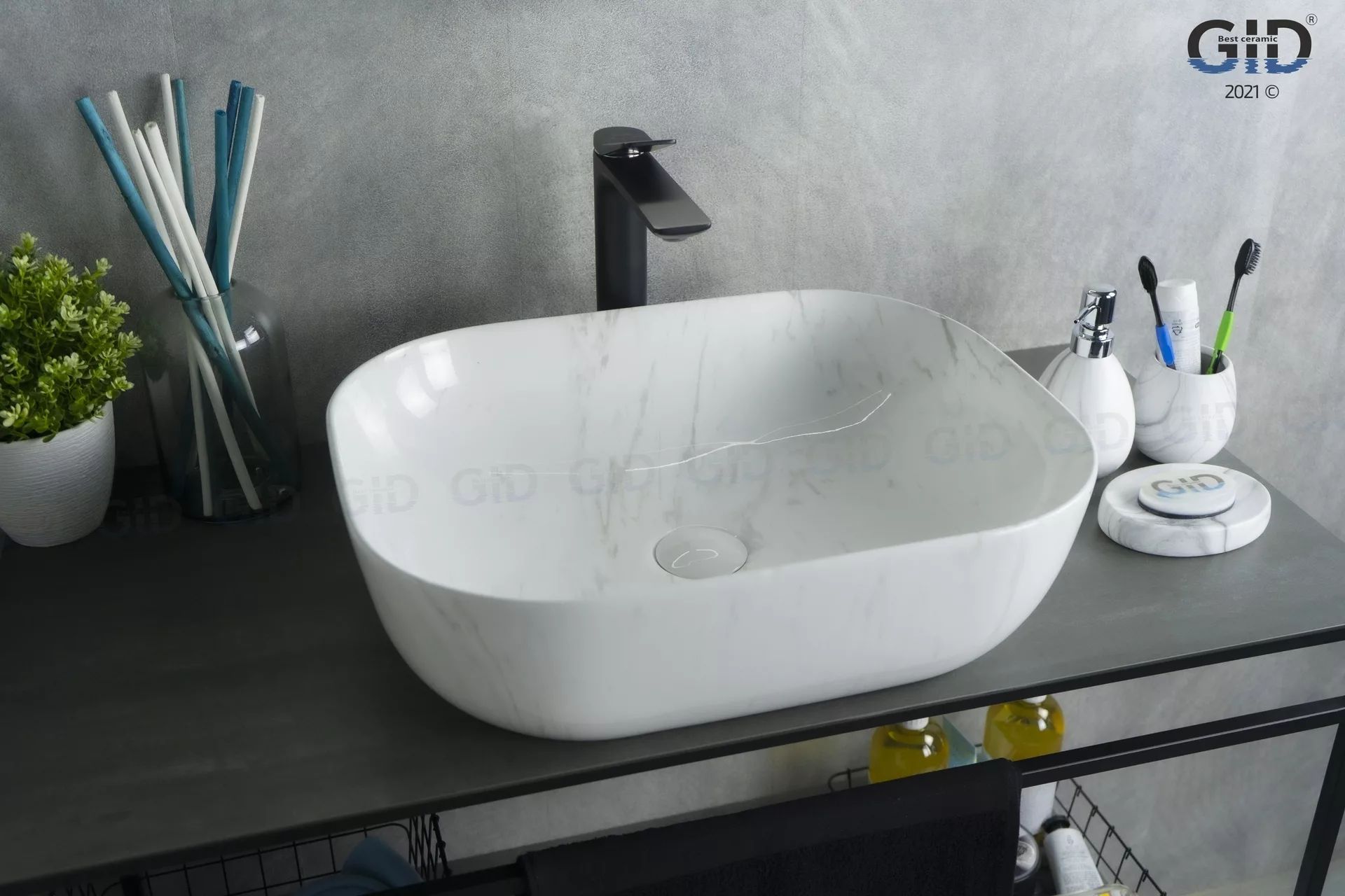 Умывальник Gid K397D9 50x40, 53322