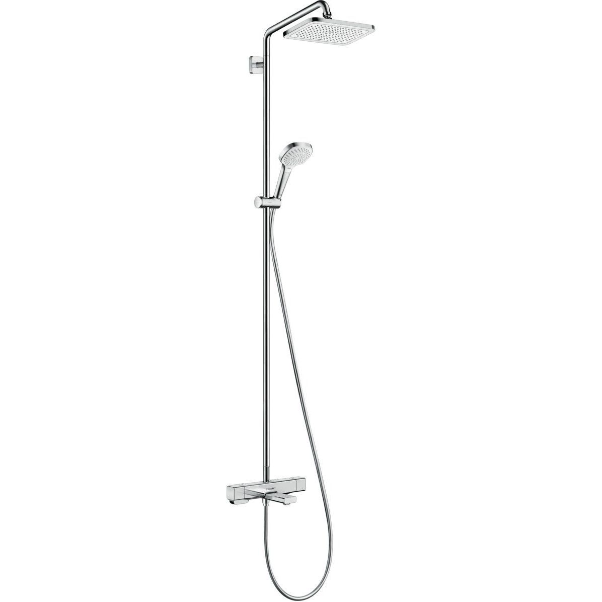 Душевая система для ванны Hansghroe Croma E Showerpipe 280 1jet, 27687000
