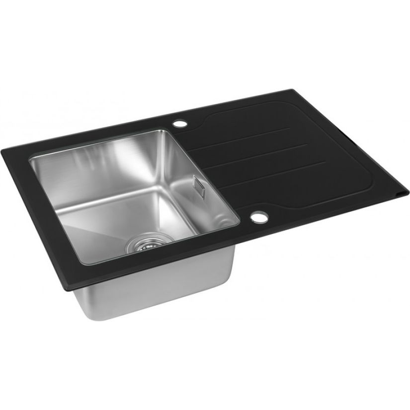 Мойка со стеклом ZorG GS 7850 black
