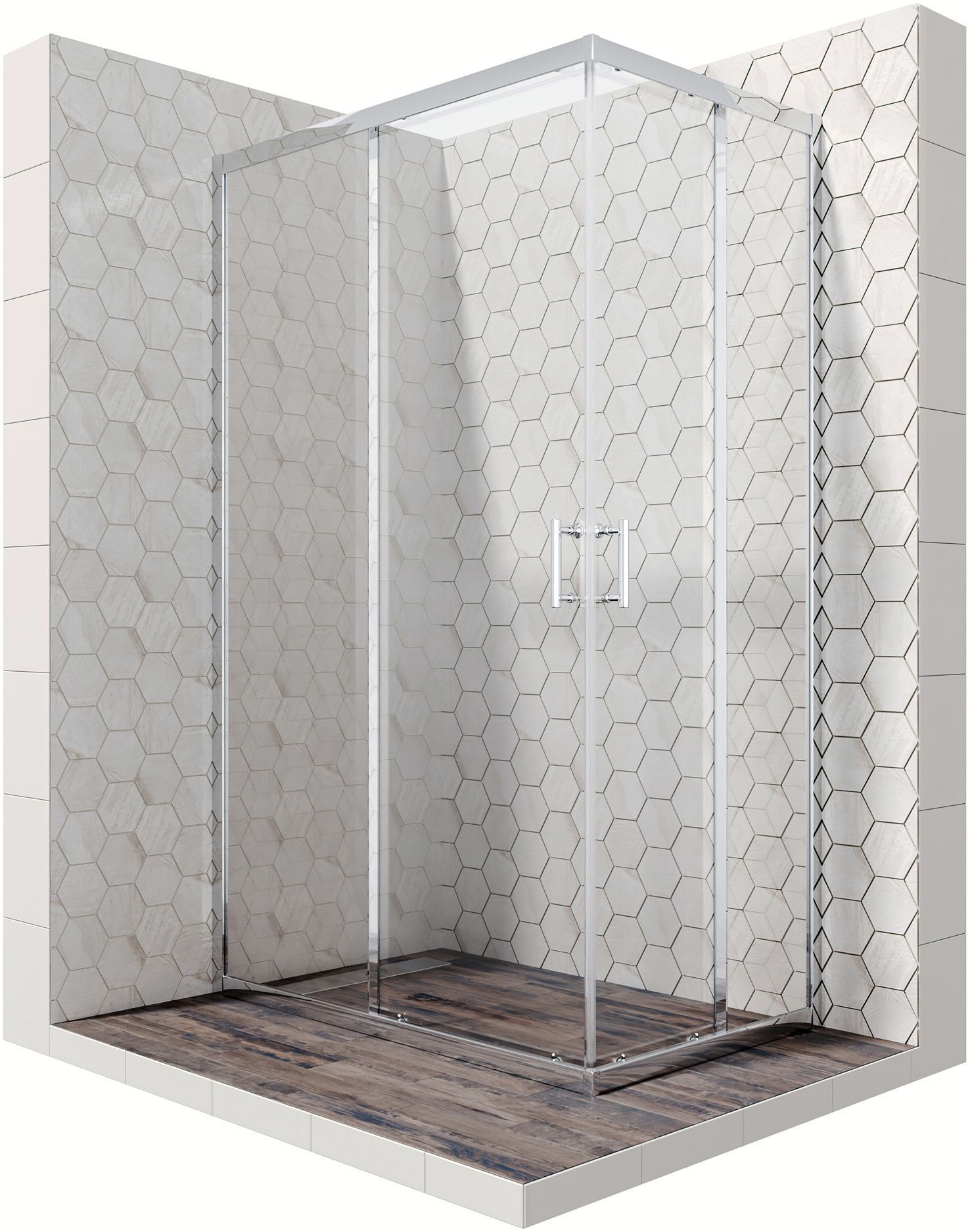 Прямоугольное душевое ограждение Ambassador Kingston 14011101