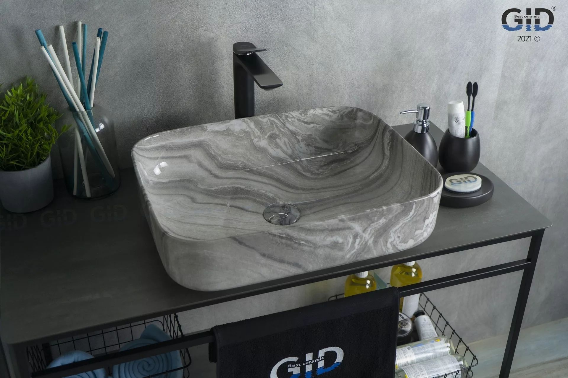 Умывальник Gid MNC597 50x39, 54458