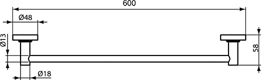 Полотенцедержатель 60 см Ideal Standard IOM, A9118AA
