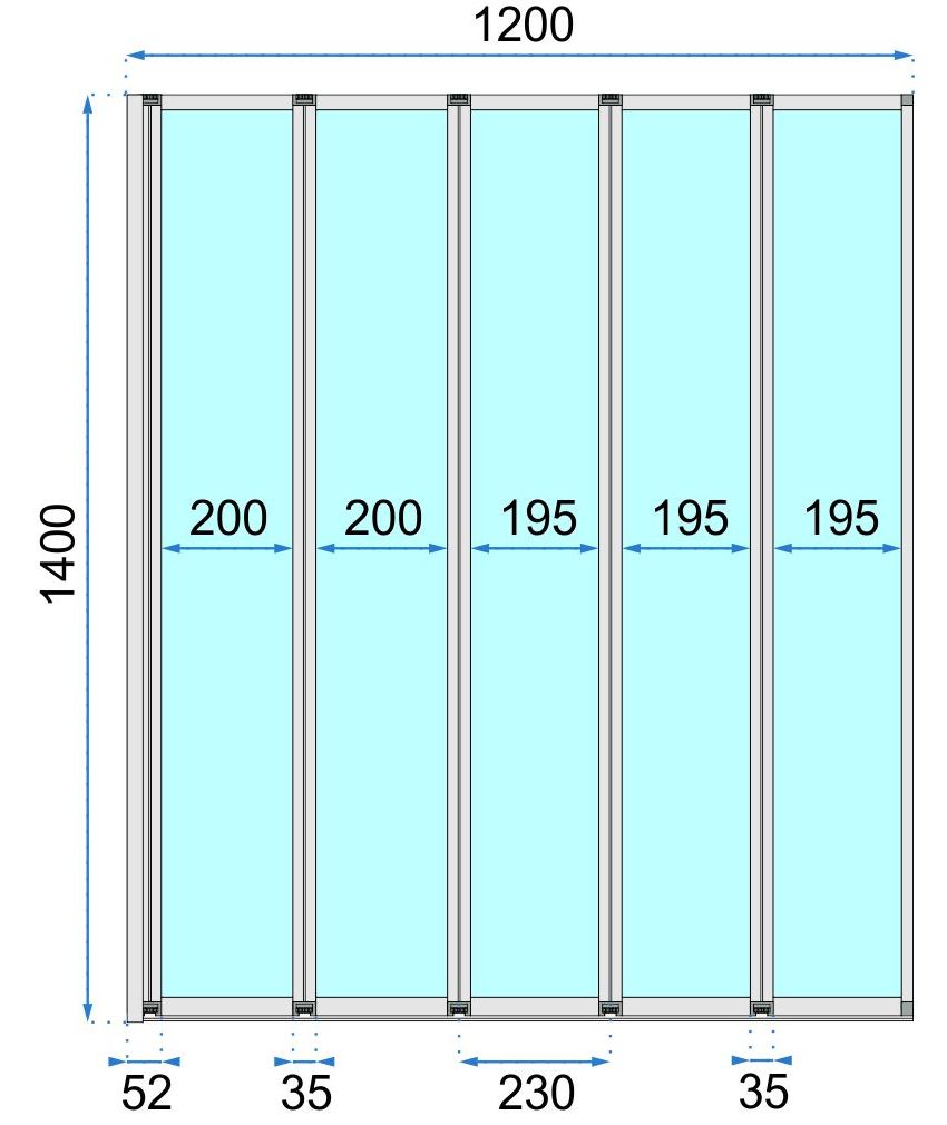 Шторка на ванну Rea Idea 120, REA-W0850