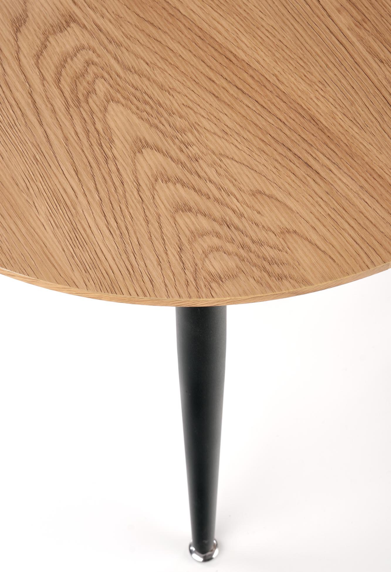 Комплект Halmar Mentona 2  (2 стола журнальных) дуб золотой/черный, 40/41 и 59/48, V-CH-MENTONA_2-LAW