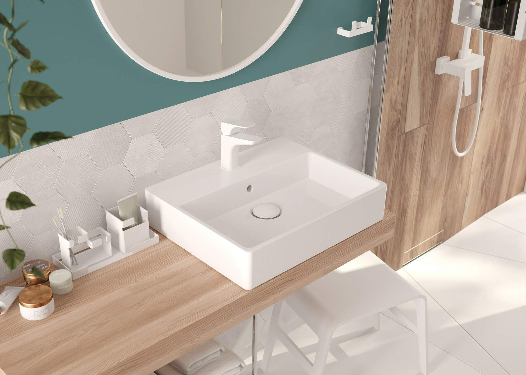 Крючок двойной Deante Mokko Bianco, ADM_A121