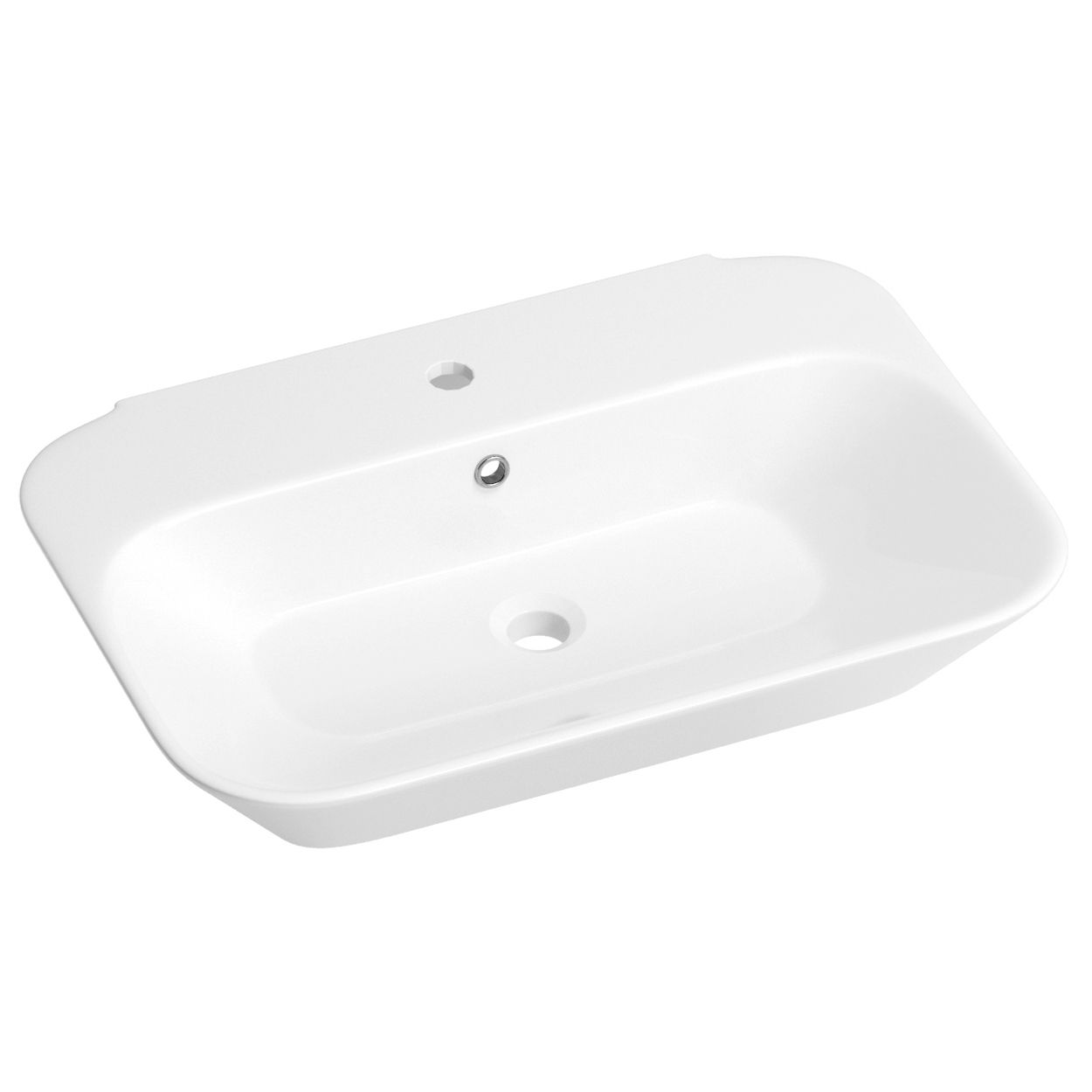 Накладная раковина Wellsee Eclatant 65x45, 151301000