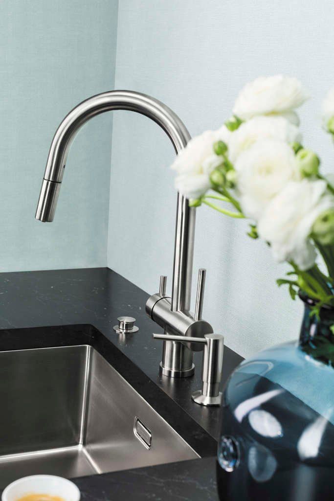 Кухонный смеситель Omoikiri Akita-S-BN, 4994302