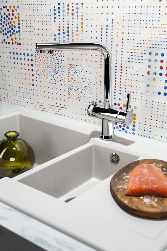 Кухонный смеситель Omoikiri Hotaru-CH-WH, 4994051