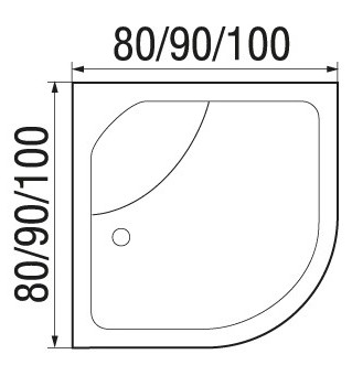 Душевая кабина River DESNA 80/43 90/44 100/44 MT