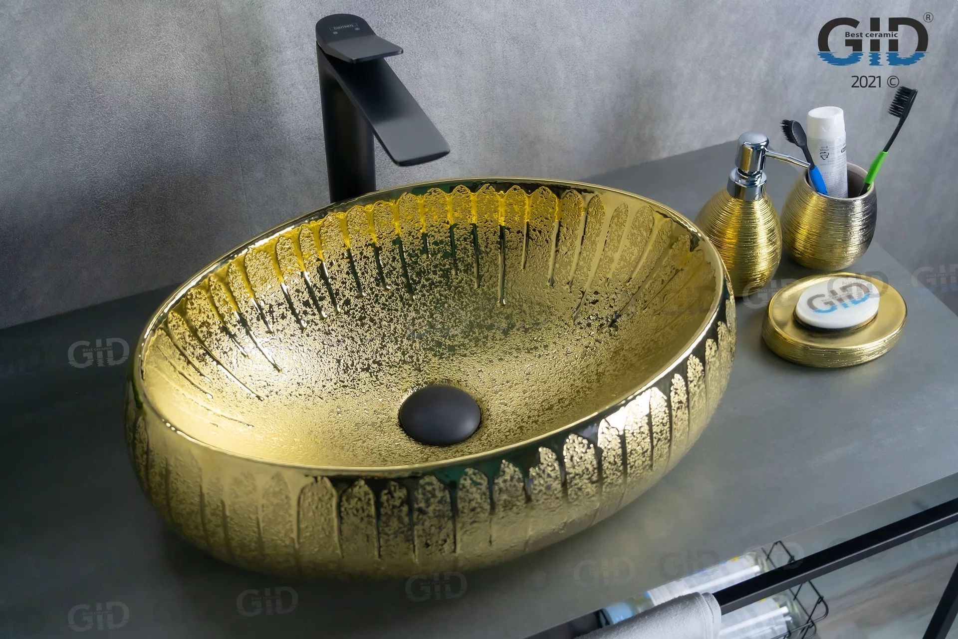 Умывальник Gid 9030G 48x34, 52234